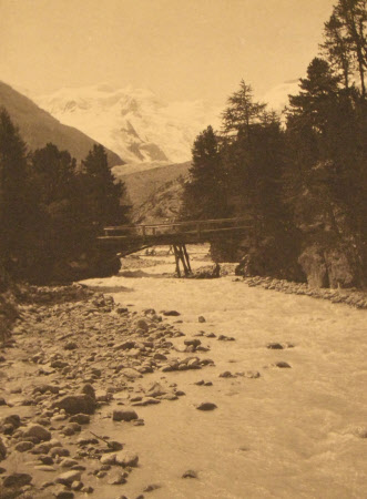 Monochrome print contained in album