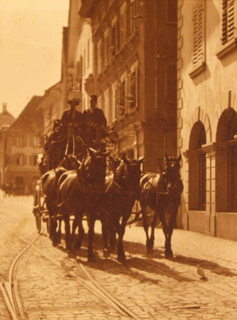 Monochrome print contained in album