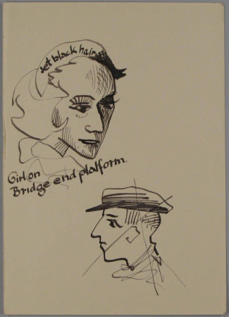Girl on Bridge end platform