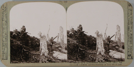 At dawn, in a determined rush, we carry the fortified Hun entrenchments in Thones Wood.