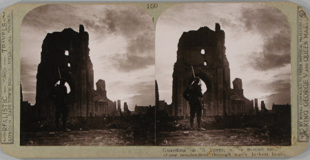 Guarding sacred Ypres, where British heroism shone resplendent through the war's darkest hours.