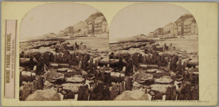 Marine Parade, Hastings, from the Old Pier Rocks