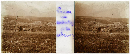 Veraun. Cadavie et tir de barrage