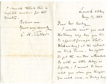 Correspondence