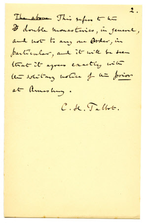 Correspondence