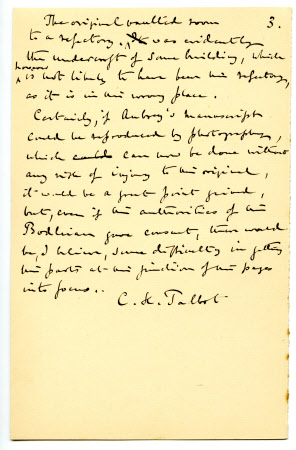 Correspondence