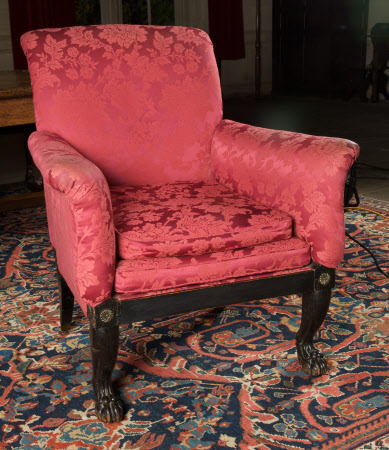 Upholstered armchair