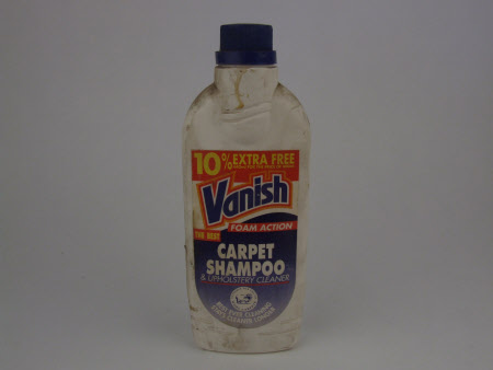 Carpet shampoo bottle