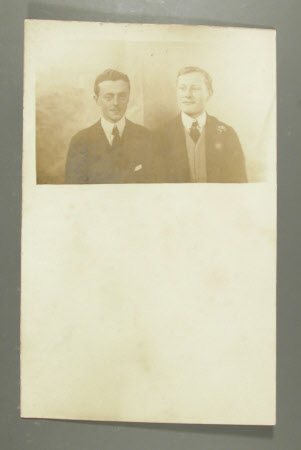 The Hon. Francis Gerald Agar-Robartes, later 7th Viscount Clifden (1883-1966) with friend
