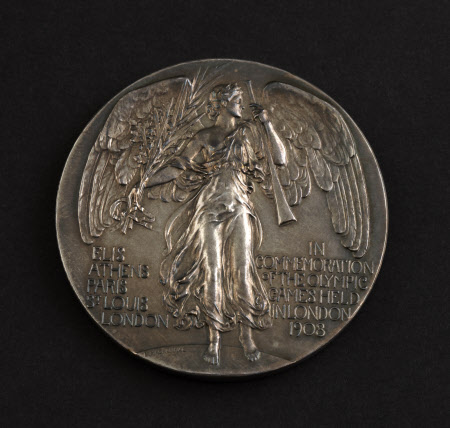 Silver Commemorative Medal, Olympic Games of London, 1908