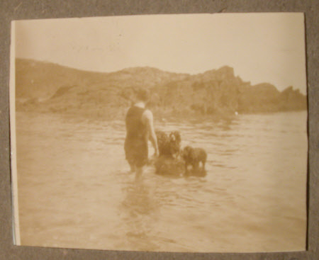 The Hon. Cecil Edward Agar-Robartes (1892-1939) in swimming costume