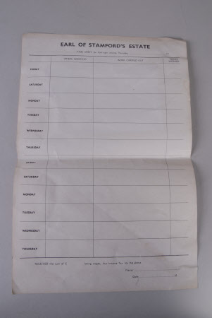 Time sheet