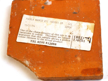 Floor tile fragment