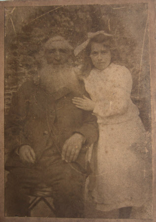 An elderly man with possibly Alice May Paddon