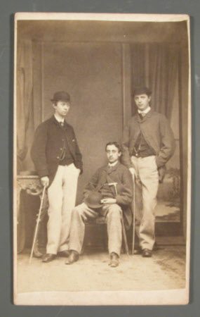 Thomas Charles Agar-Robartes, 6th Viscount Clifden (1844-1930) standing on left