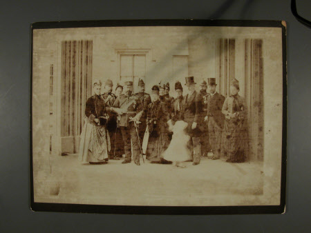 Group including King Edward VII (1841–1910) as Prince of Wales, Queen Alexandra (1844-1925) as ...