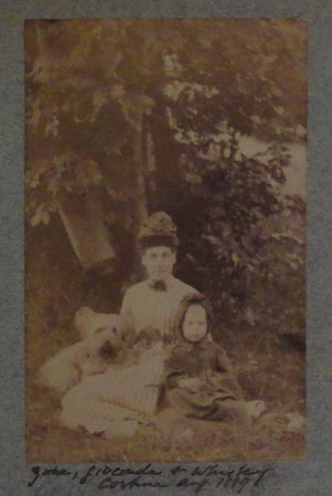 Costanza Hulton (née Mazini) (1863-1939), Gioconda Mary Hulton (1887-1940) and 'Whisky' The Dog - ...