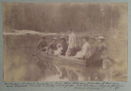Costanza Hulton (née Mazini) (1863-1939), Gioconda Mary Hulton (1887-1940)  and Friends At Lago di ...