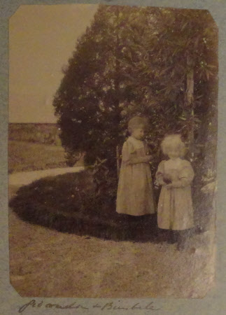 Gioconda Mary Hulton (1887-1940) and Edith Teresa Hulton, later Lady Berwick (1890-1972) in a ...