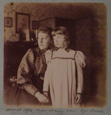 Gioconda Mary Hulton (1887-1940) and Her Cousin Brada Hulton (1877-1973), in the Drawing Room, Casa ...