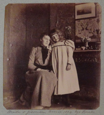 Gioconda Mary Hulton (1887-1940) with Her Cousin Brada Hulton (1877-1973): 1894