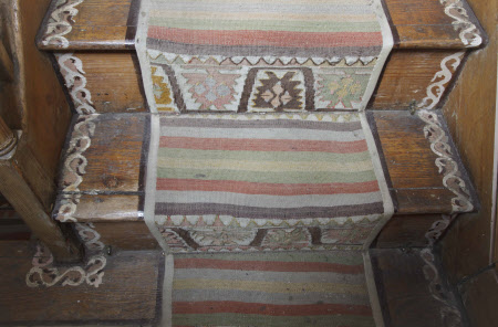Decorated floorboard