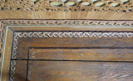 Decorated floorboard