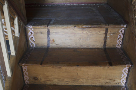 Decorated floorboard
