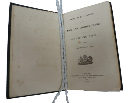 Third annual report of the Poor Law Commissioners for England and Wales;. together with appendices ...
