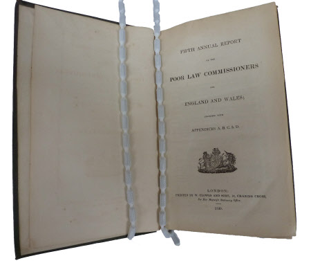 Fifth annual report of the Poor Law Commissioners for England and Wales;. together with appendices ...