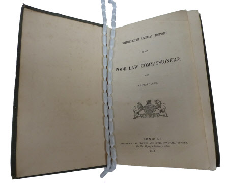Thirteenth annual report of the Poor Law Commissioners :. with appendices.