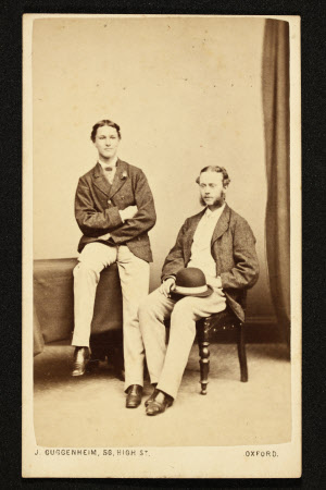 Thomas Charles Agar-Robartes, later 6th Viscount Clifden (1844-1930) seated on right