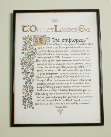 Illuminated address