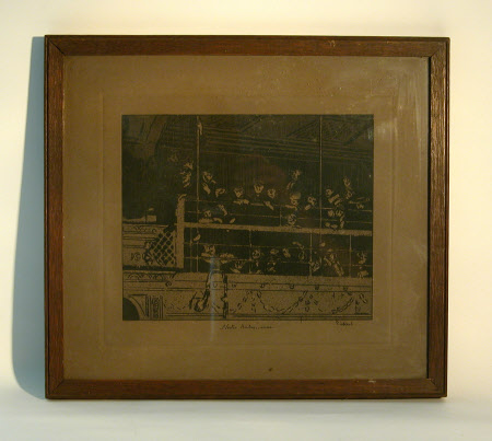 'Noctes Ambrosianae', which depicts the gallery of the Middlesex Music Hall.