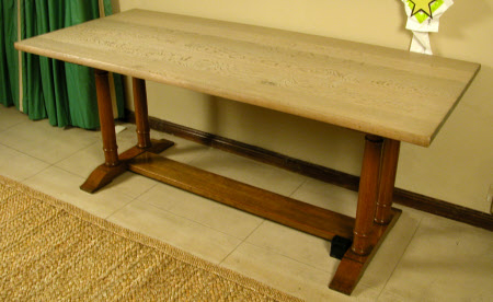 'refectory' table