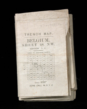 Trench map for Belgium/Sheet 28 N.W./Edition 5.A
