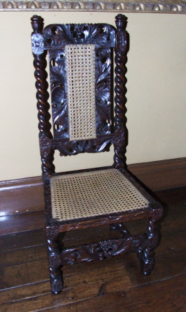 High-backed chair