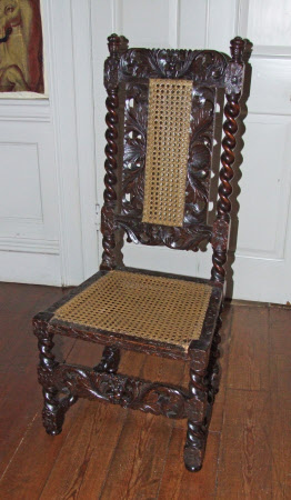 High-backed chair