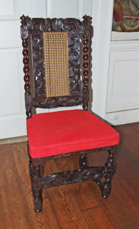 High-backed chair