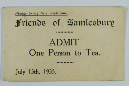 Admission card