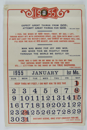 Calender pad