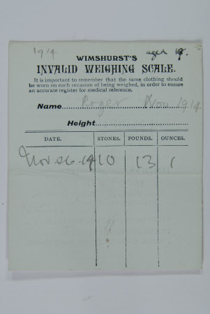 Record card