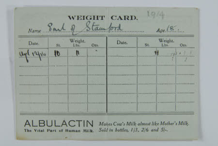 Record card