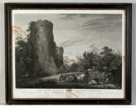 Chepstow Castle in Monmothshire (after George Robertson)