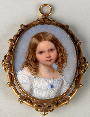 Alice Georgiana Harpur Crewe (1847-1920) as a Young Girl 290316 ...