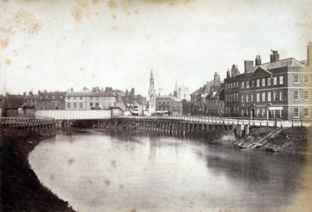 Wisbech from North Brink looking towards the Clarkson Memorial