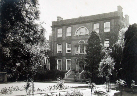 The rear of Bank House