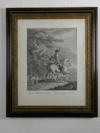 Chasseur par force avec la monte