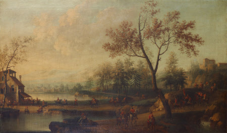 Men of the Life Guards at Blindheim (Blenheim)
