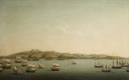 Rodney’s Fleet bombarding Martinique, 16th February, 1762